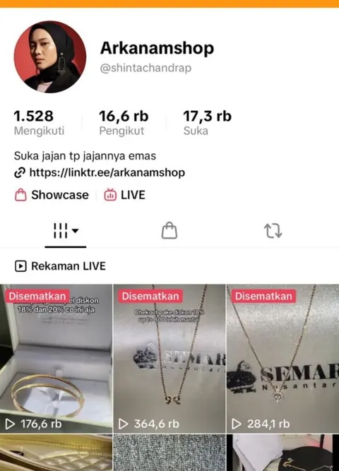 Foto Arkanamshop (@shintachandrap)